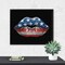 4th of July Patriotic Lips Printed Wall Diamond Art Painting Kits